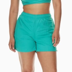 ARITZIA TNA Big Easy 5" Short Size L - Teal
